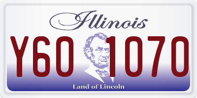IL license plate Y601070