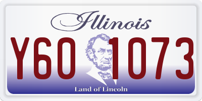 IL license plate Y601073