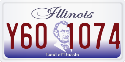 IL license plate Y601074