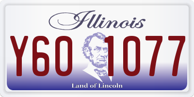 IL license plate Y601077