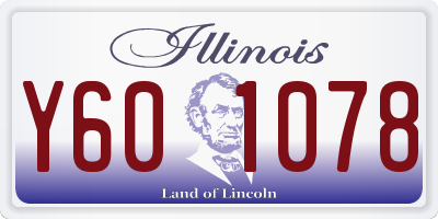 IL license plate Y601078