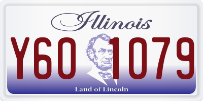 IL license plate Y601079