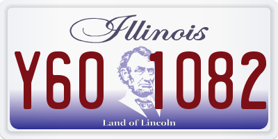 IL license plate Y601082