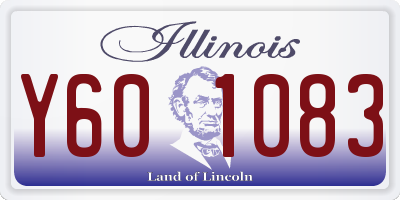 IL license plate Y601083