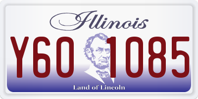 IL license plate Y601085