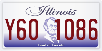 IL license plate Y601086