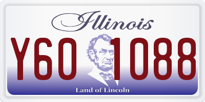 IL license plate Y601088