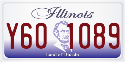 IL license plate Y601089