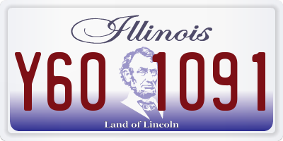 IL license plate Y601091