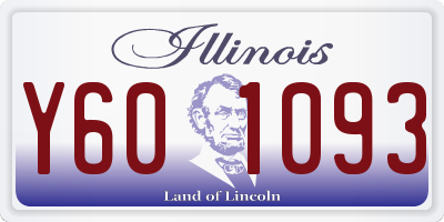 IL license plate Y601093