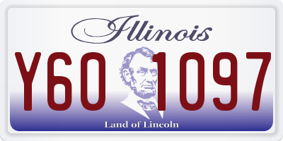 IL license plate Y601097