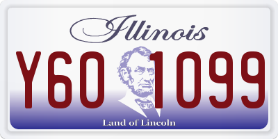 IL license plate Y601099