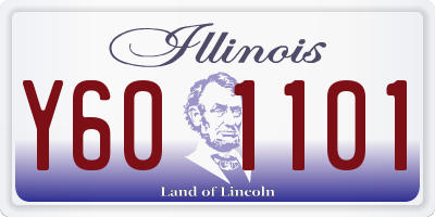 IL license plate Y601101