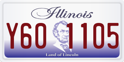 IL license plate Y601105