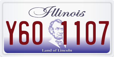 IL license plate Y601107