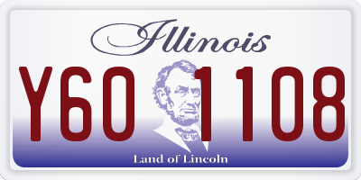 IL license plate Y601108