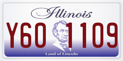 IL license plate Y601109