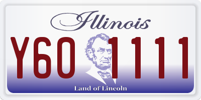 IL license plate Y601111