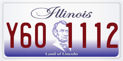 IL license plate Y601112