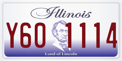 IL license plate Y601114