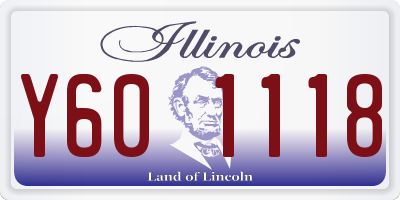 IL license plate Y601118