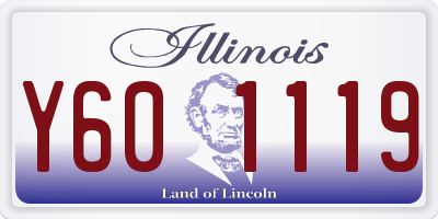 IL license plate Y601119