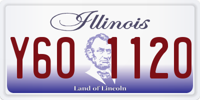 IL license plate Y601120