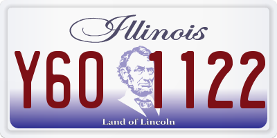 IL license plate Y601122