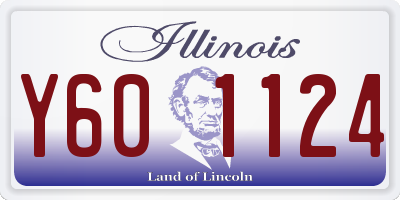 IL license plate Y601124