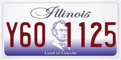 IL license plate Y601125