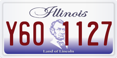 IL license plate Y601127