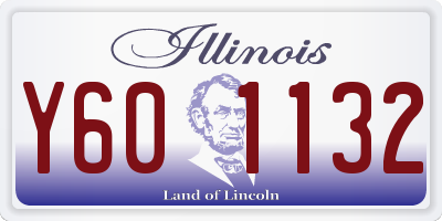 IL license plate Y601132