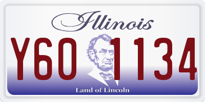 IL license plate Y601134