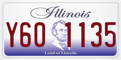 IL license plate Y601135