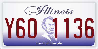 IL license plate Y601136