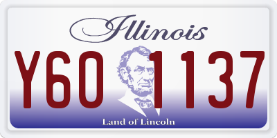 IL license plate Y601137