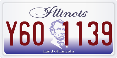 IL license plate Y601139