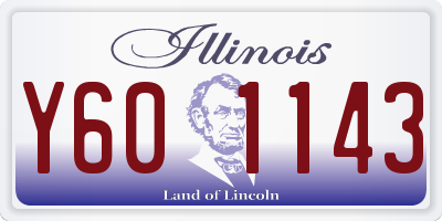 IL license plate Y601143