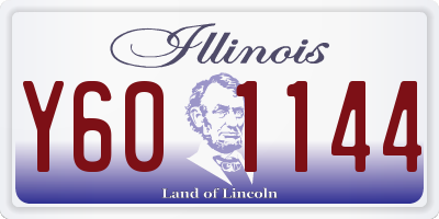 IL license plate Y601144