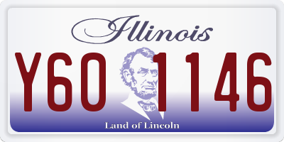 IL license plate Y601146