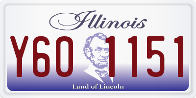 IL license plate Y601151