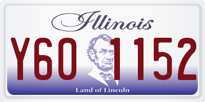 IL license plate Y601152