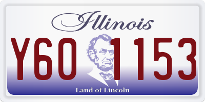 IL license plate Y601153