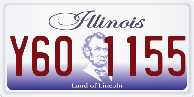 IL license plate Y601155