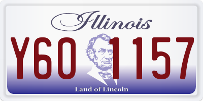 IL license plate Y601157