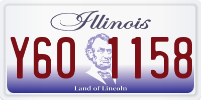 IL license plate Y601158