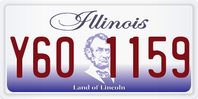 IL license plate Y601159