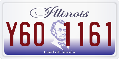 IL license plate Y601161