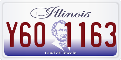 IL license plate Y601163