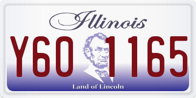 IL license plate Y601165